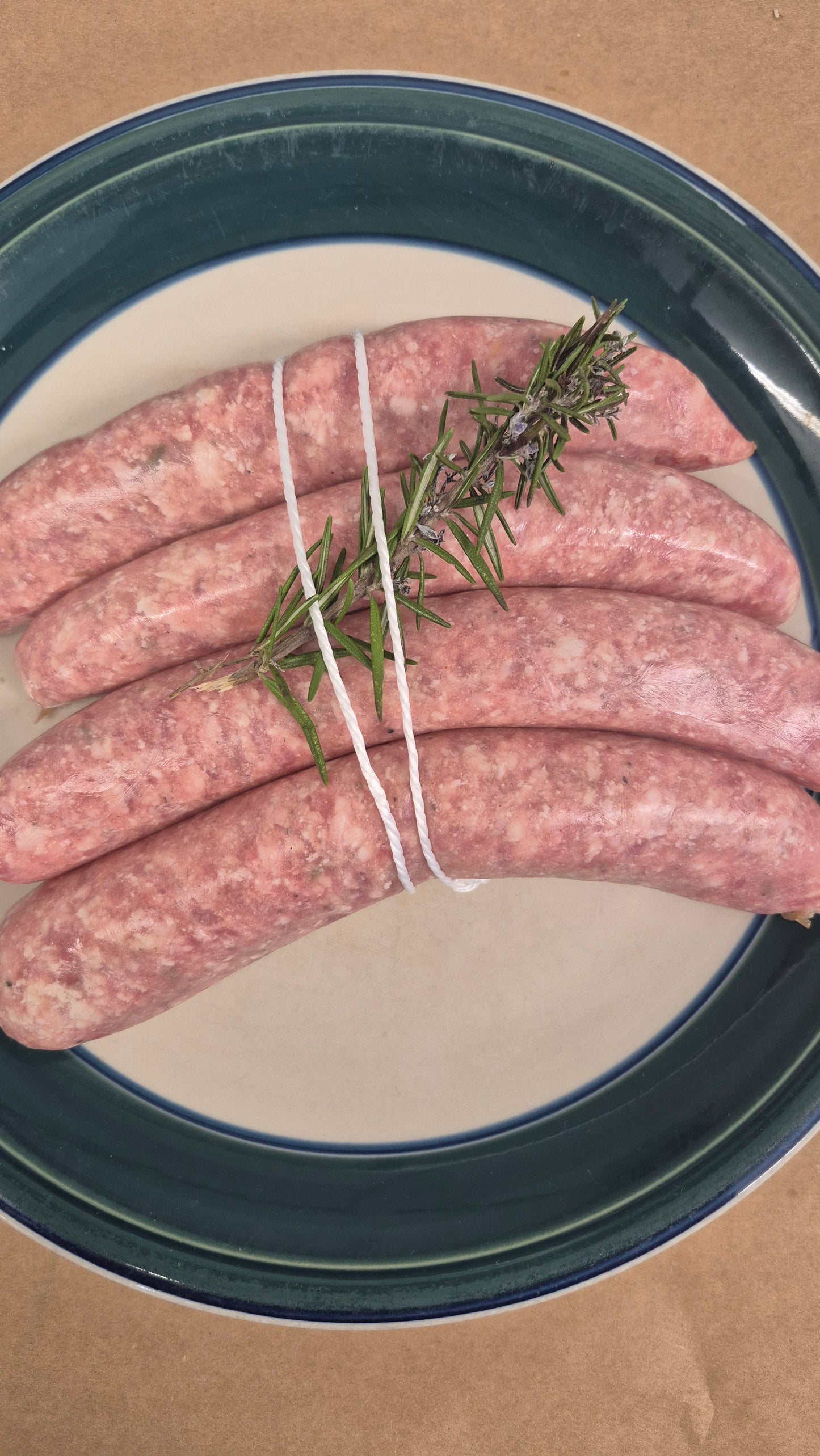 Butcher-Made large Pork & Fennel Sausages