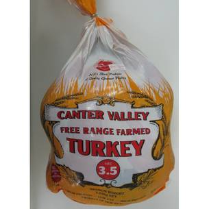 Frozen Free Range Farmed Turkey (3.5 kg)