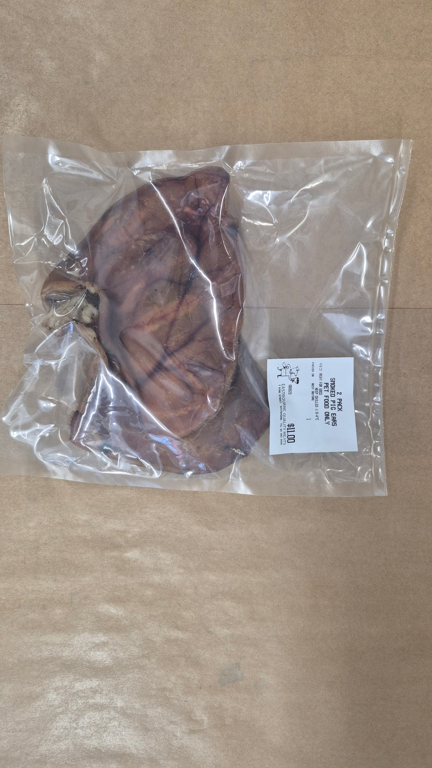 Smoked pig ears for dogs